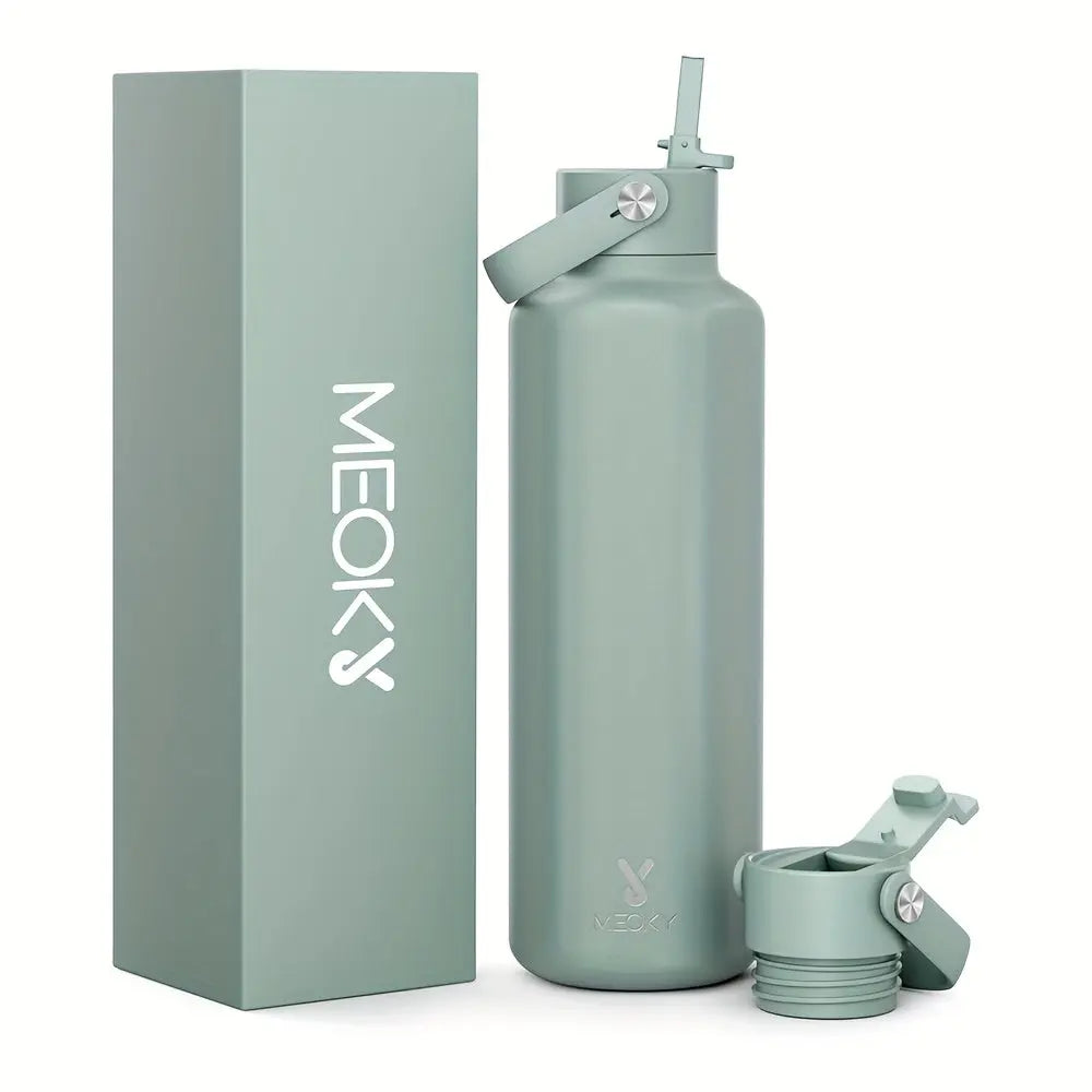 Meoky Bouteille d'Eau Isotherme 24oz (Menthe)