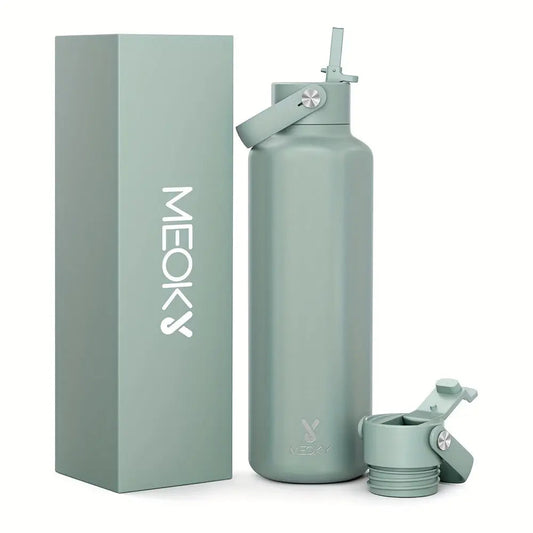 Meoky Bouteille d'Eau Isotherme 24oz (Menthe)