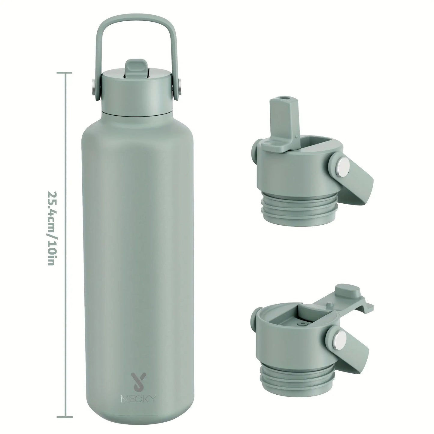Meoky Bouteille d'Eau Isotherme 24oz (Menthe)