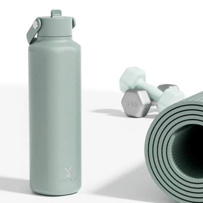 Meoky Bouteille d'Eau Isotherme 24oz (Menthe)