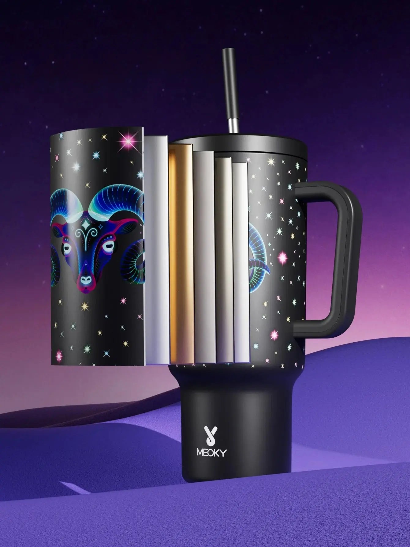 Meoky Cup Zodiac Signs 40oz (Tumbler)