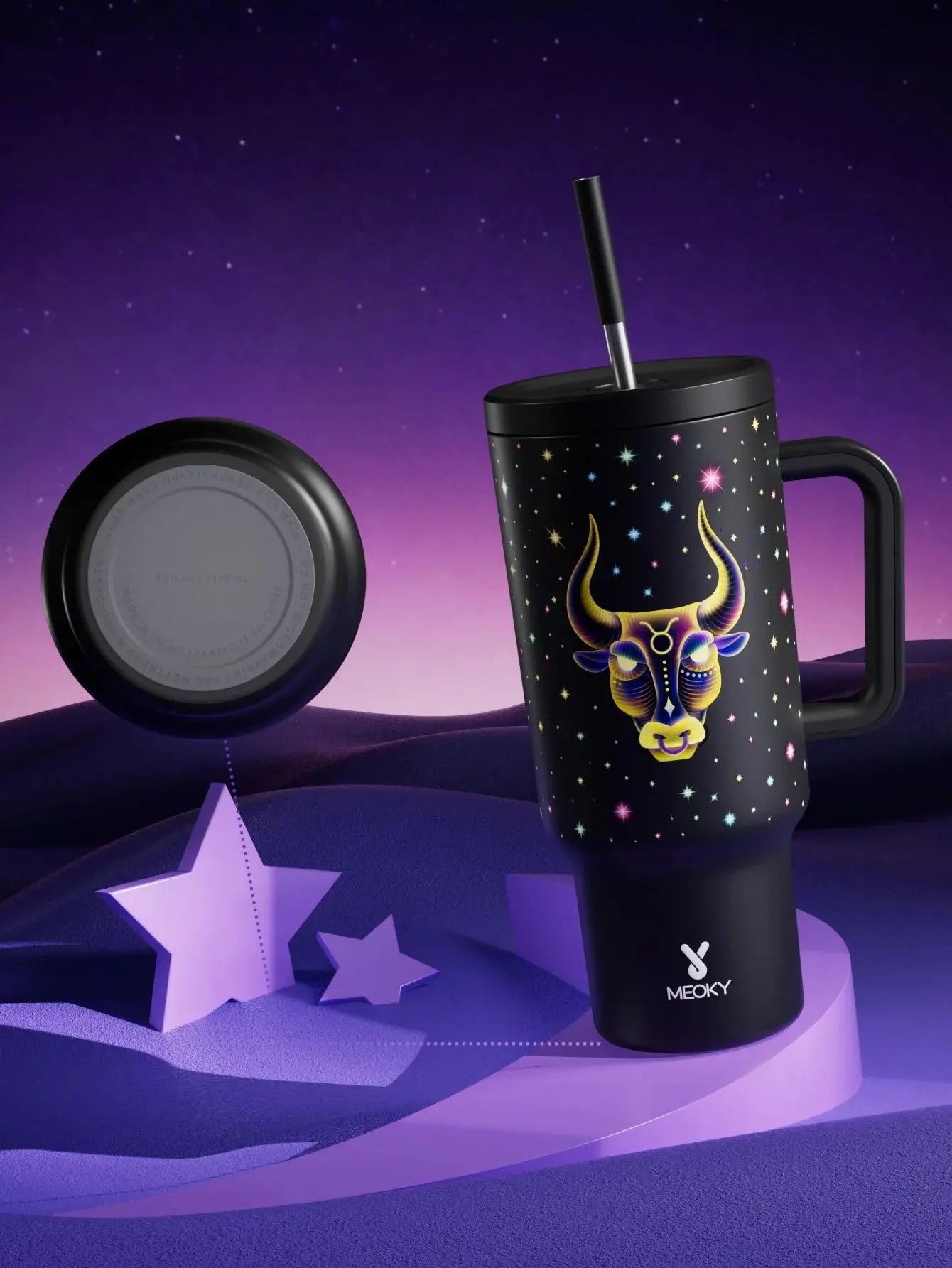 Meoky Cup Zodiac Signs 40oz (Tumbler)