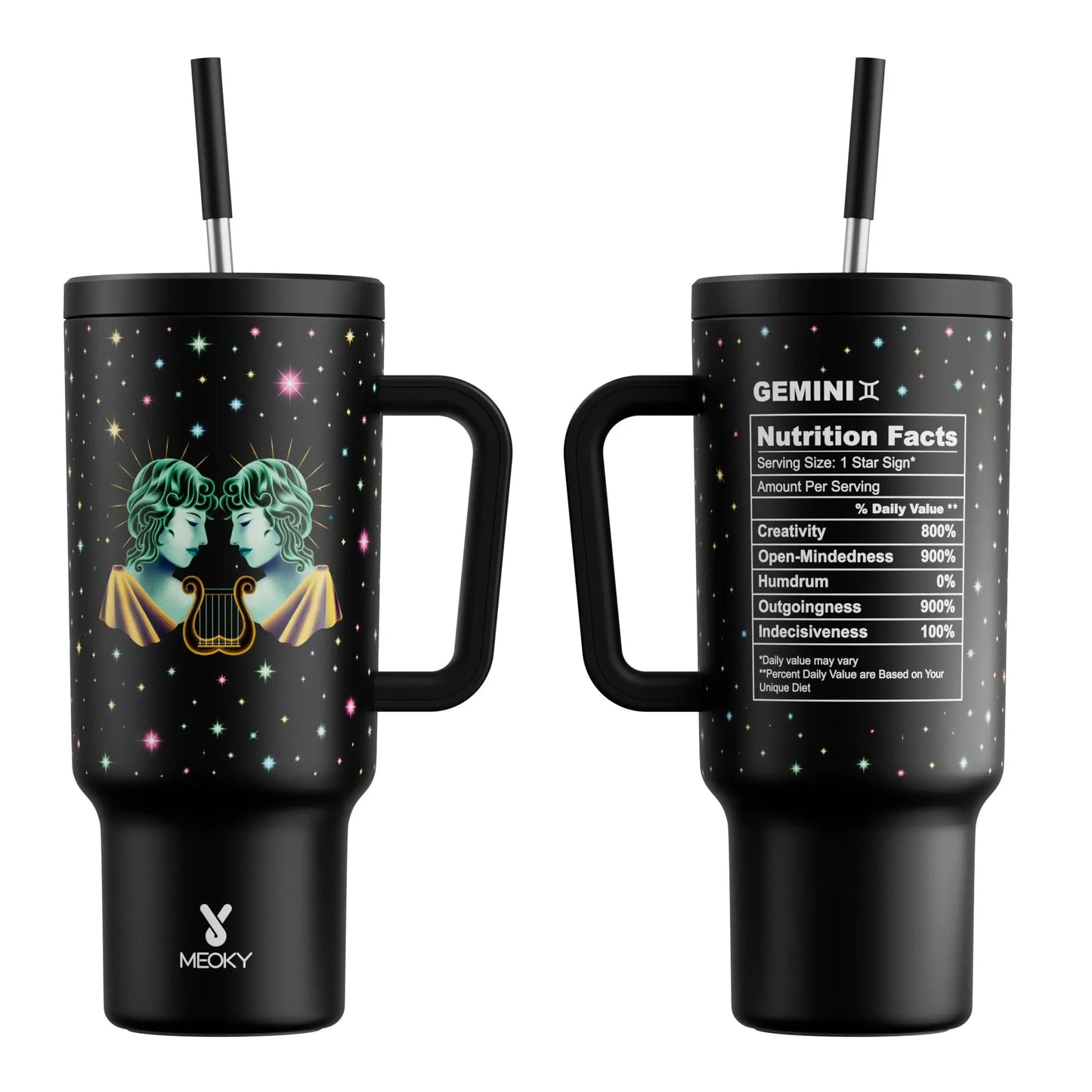 Meoky Cup Zodiac Signs 40oz (Tumbler)