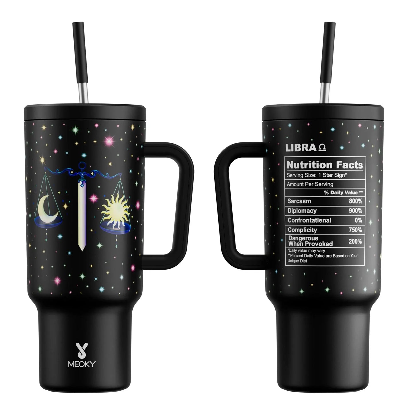 Meoky Cup Zodiac Signs 40oz (Tumbler)