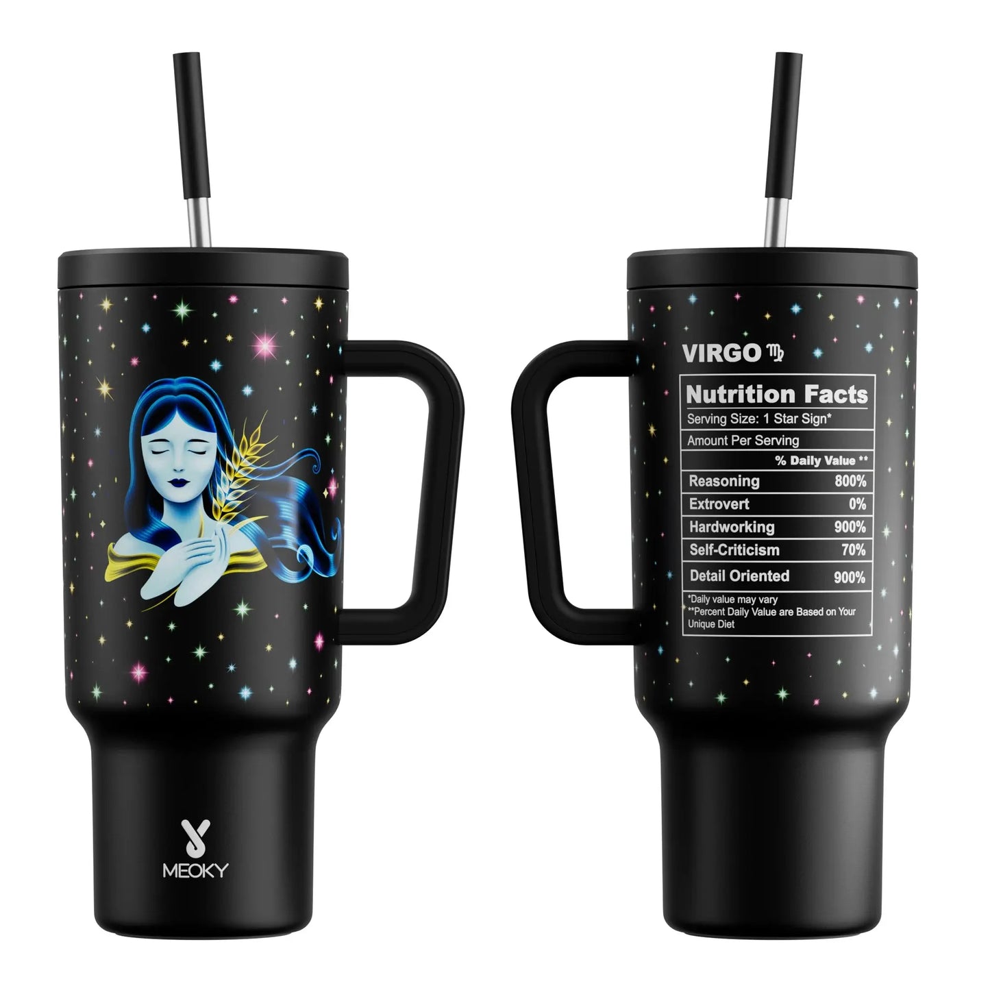 Meoky Cup Zodiac Signs 40oz (Tumbler)