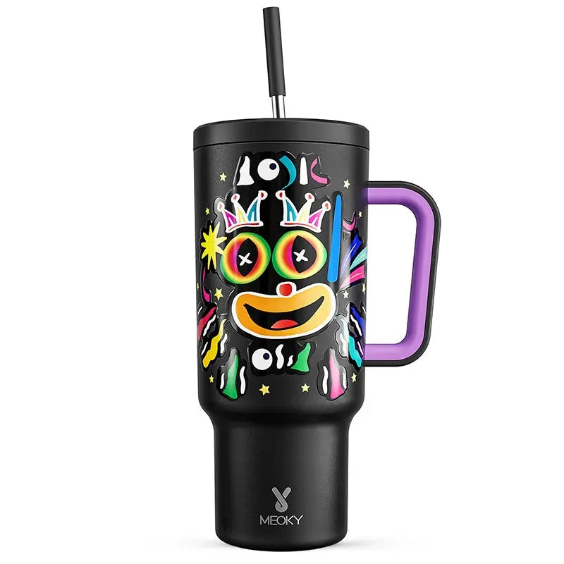 Meoky Gobelet de 1200 ml avec poignée