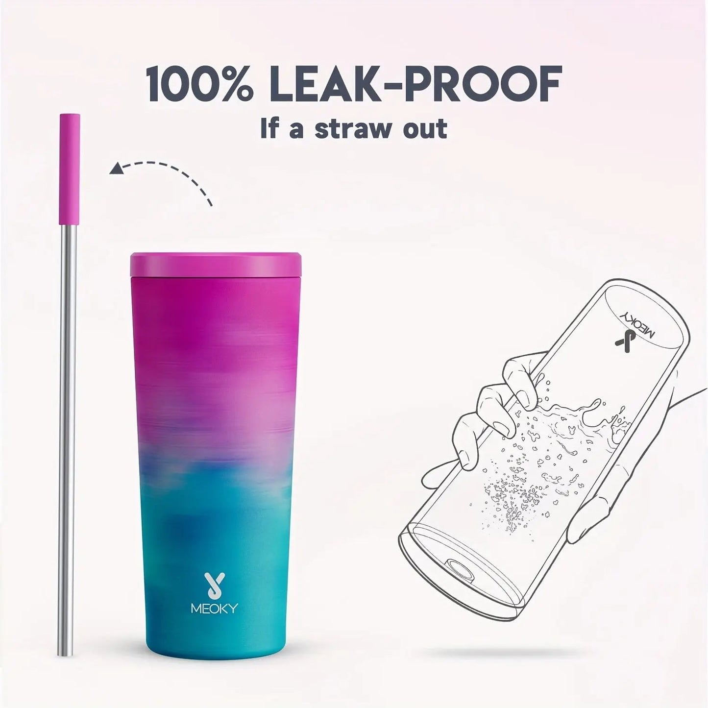Meoky Tumbler Cup 24oz