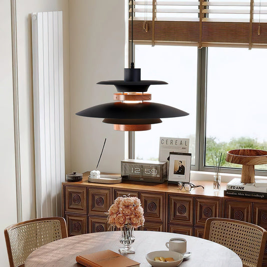 Suspension Mercero à Bras Pivotants – Design Scandinave, Lumière LED