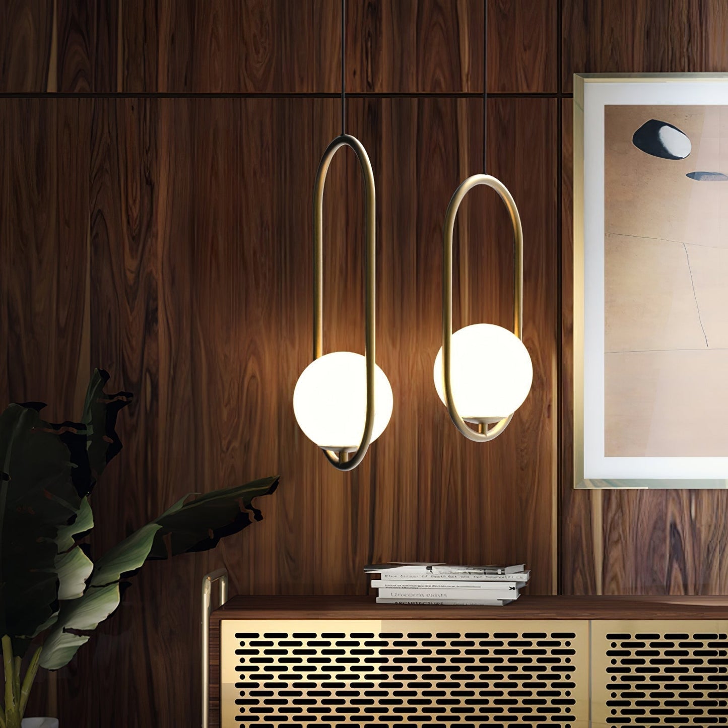 Suspension Mila en Métal et Verre – Lampe Moderne au Design Élégant
