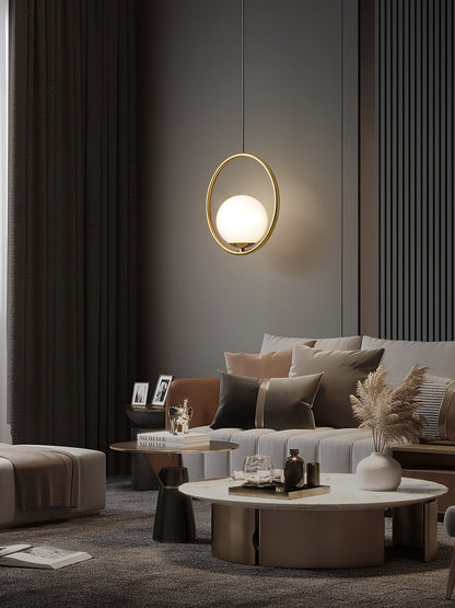 Suspension Mila en Métal et Verre – Lampe Moderne au Design Élégant