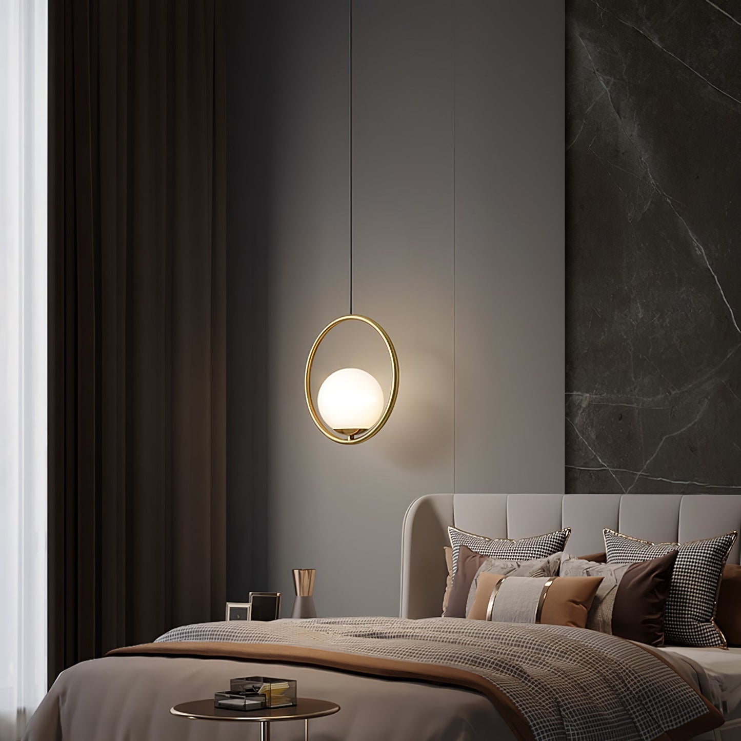 Suspension Mila en Métal et Verre – Lampe Moderne au Design Élégant