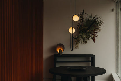 Suspension Mila en Métal et Verre – Lampe Moderne au Design Élégant