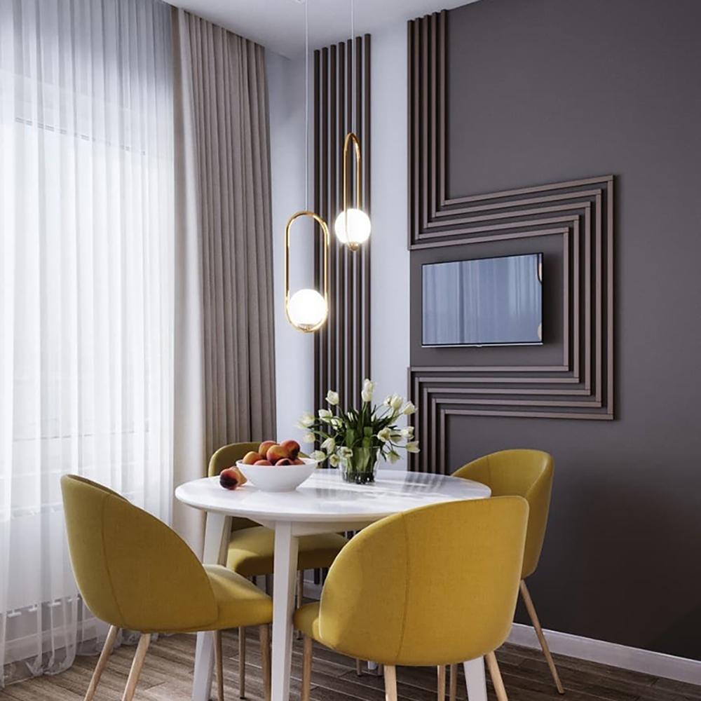 Suspension Mila en Métal et Verre – Lampe Moderne au Design Élégant