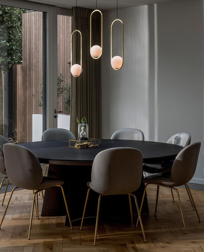Suspension Mila en Métal et Verre – Lampe Moderne au Design Élégant
