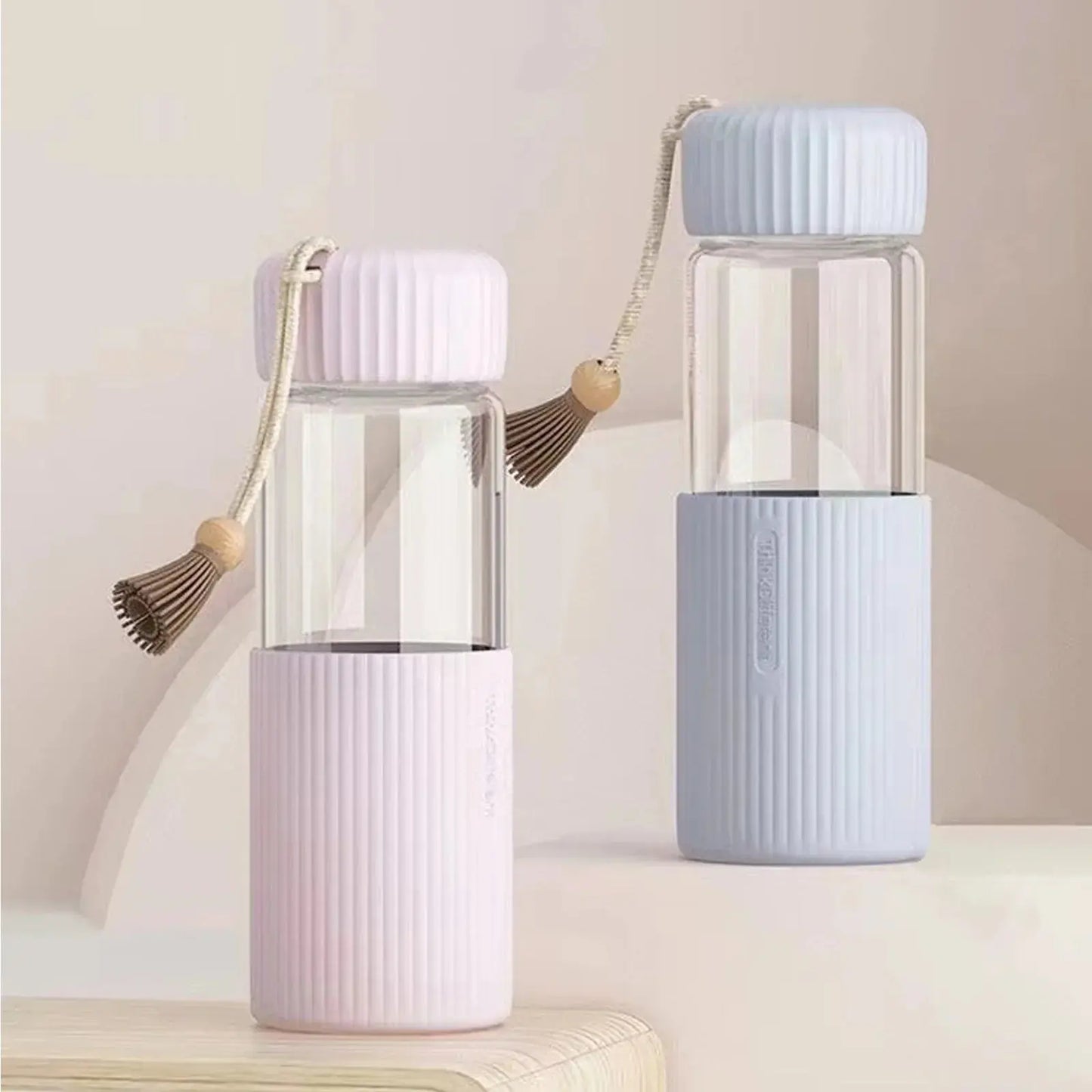 Mini Gourde d'Eau en Verre Borosilicate 350ml
