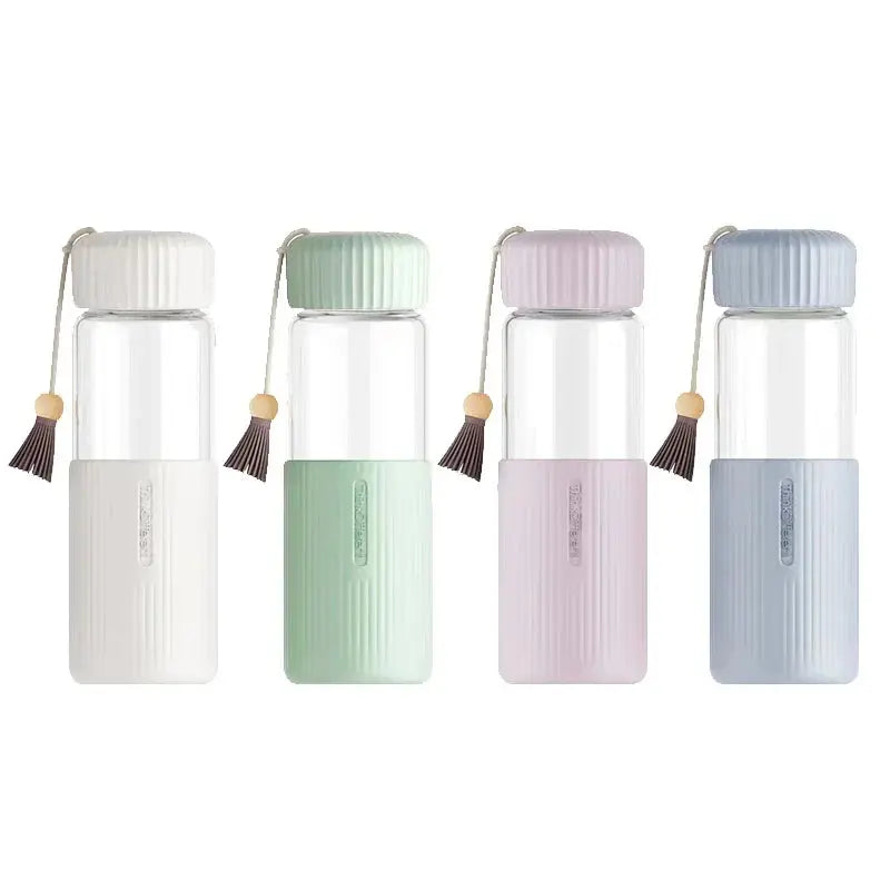 Mini Gourde d'Eau en Verre Borosilicate 350ml