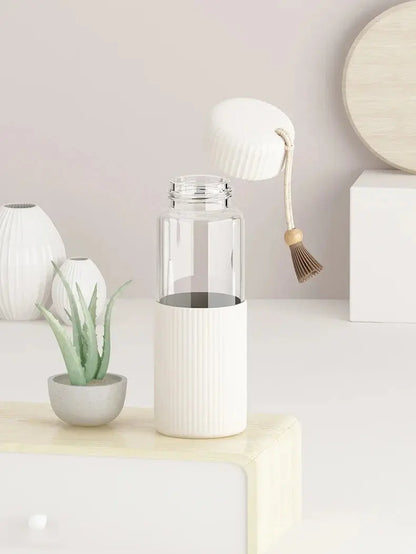 Mini Gourde d'Eau en Verre Borosilicate 350ml
