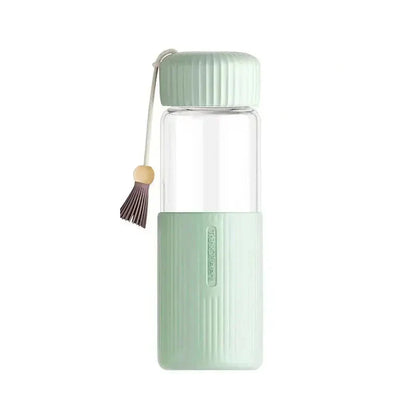 Mini Gourde d'Eau en Verre Borosilicate 350ml