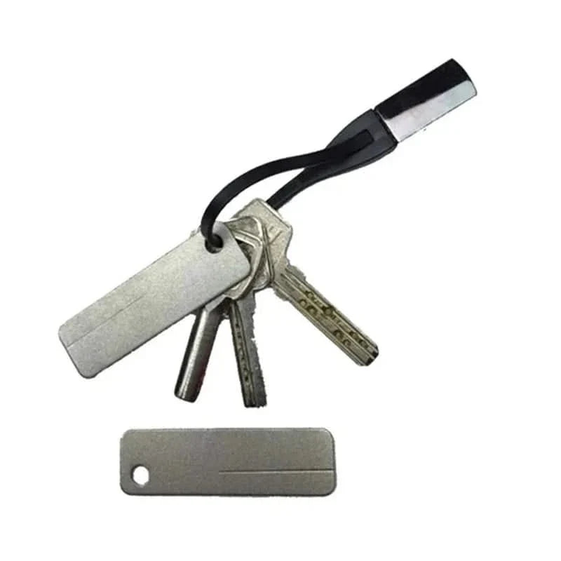 Mini affûteur de poche avec porte-clés – Pierre diamantée pour couteaux et hameçons
