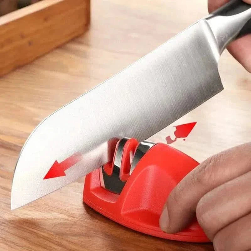 Mini aiguiseur de couteaux multifonction