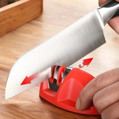 Mini aiguiseur de couteaux multifonction