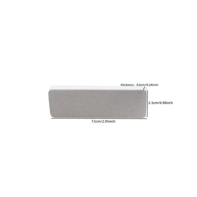 Mini pierre à aiguiser double face – Aiguiseur de couteaux en diamant et céramique pour extérieur