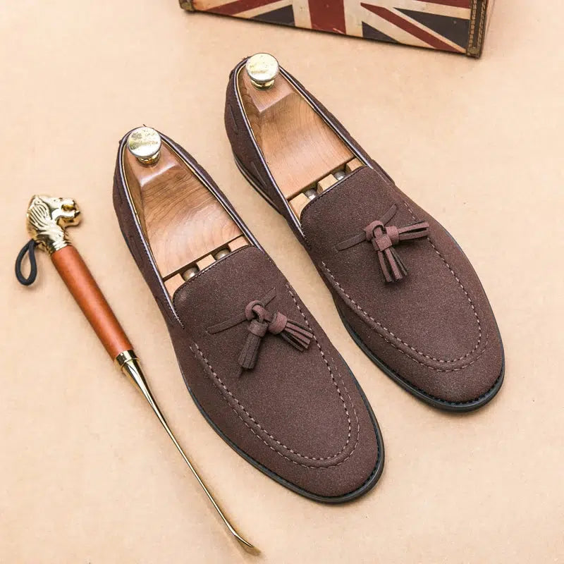 Mocassin cuir suede-Old Money