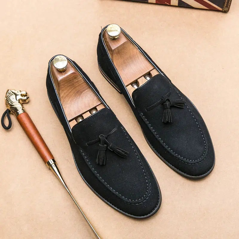 Mocassin cuir suede-Old Money