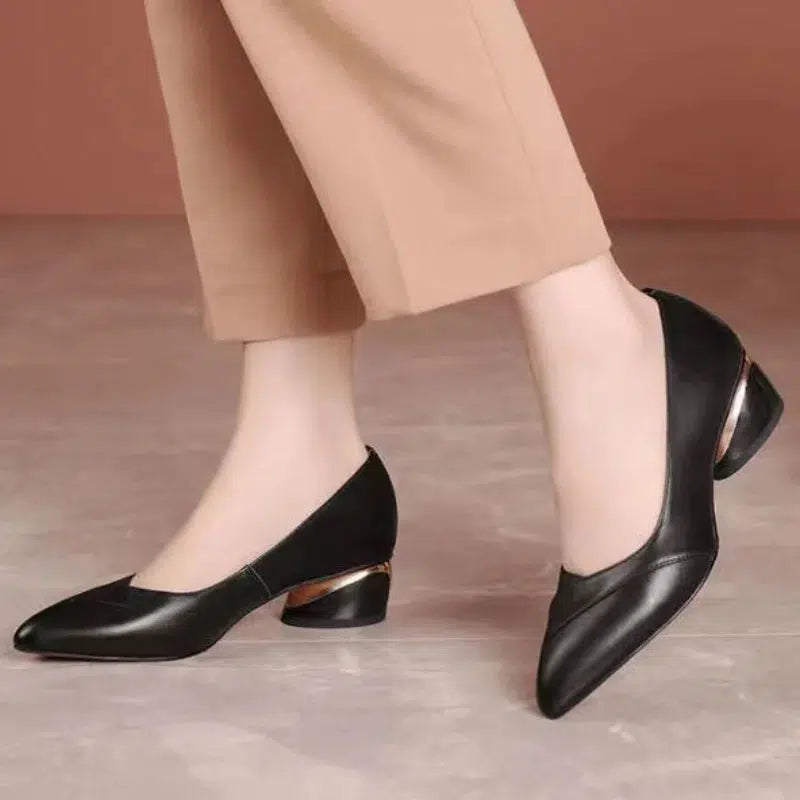 Mocassin femme talon 4 cm
