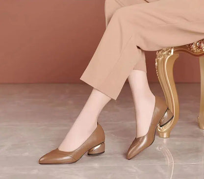 Mocassin femme talon 4 cm