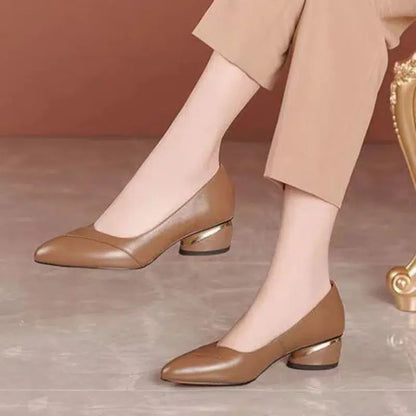 Mocassin femme talon 4 cm