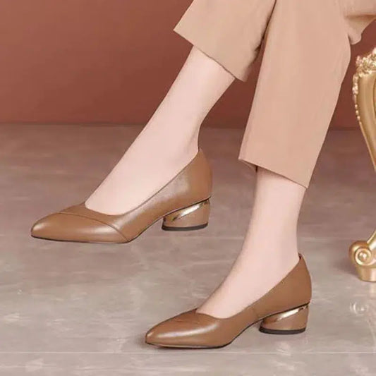 Mocassin femme talon 4 cm