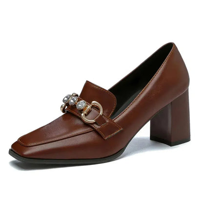 Mocassin talon mi haut-Old Money