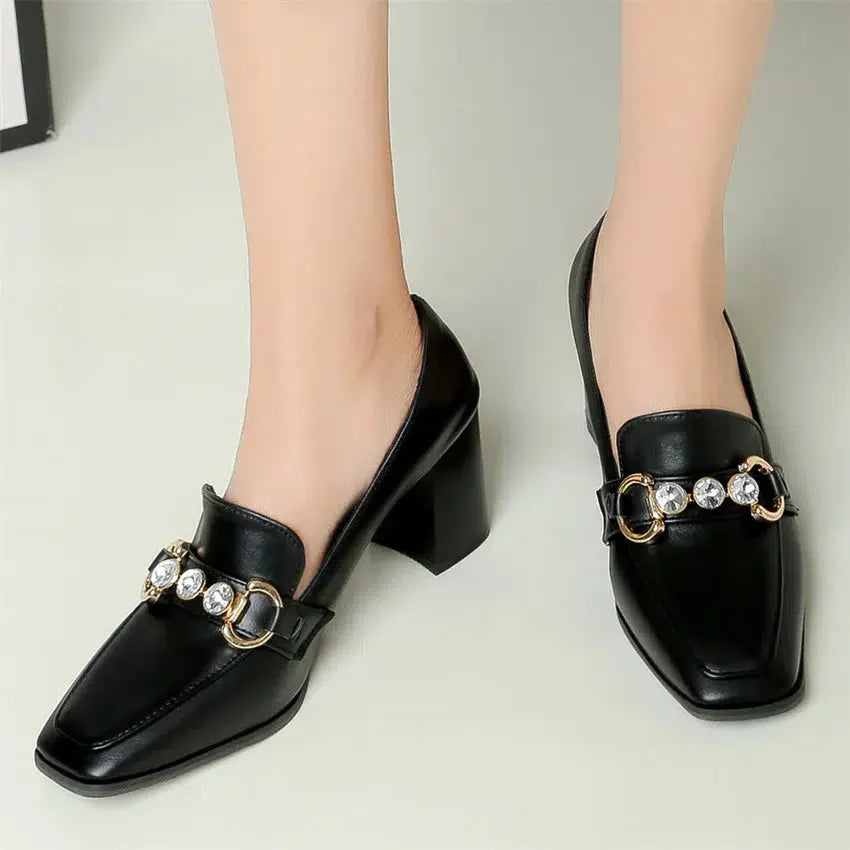 Mocassin talon mi haut-Old Money