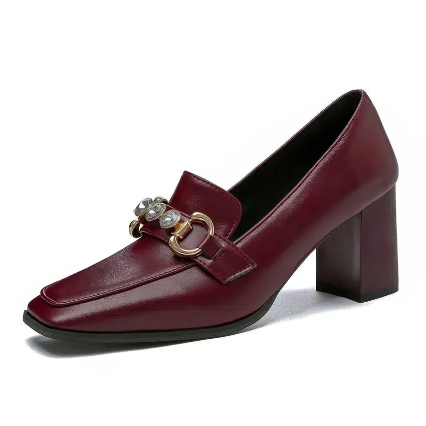 Mocassin talon mi haut-Old Money