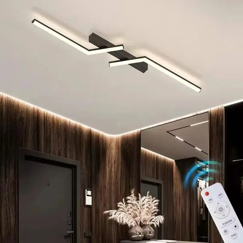 StekGlow - Plafonnier LED Moderne, Économie d'Énergie et Ambiance Personnalisable