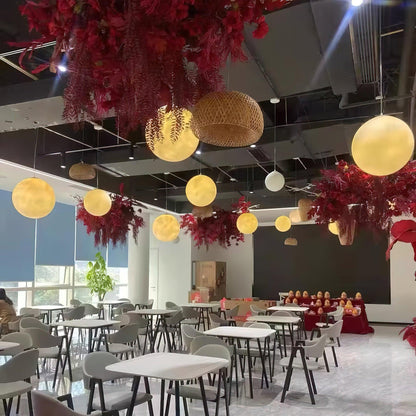 Suspension Moon LED – Éclairage Moderne et Apaisant, Design Élégant