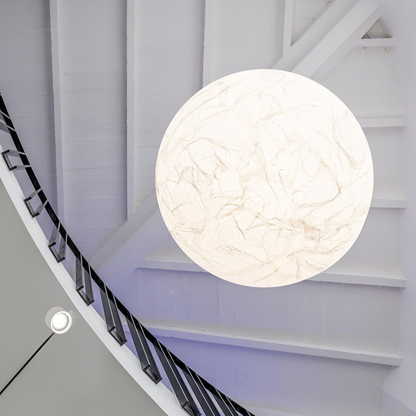 Suspension Mondseide en Soie Naturelle et Métal - Éclairage LED Élégant pour Salon et Chambre