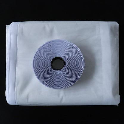 Moustiquaire fenetre astucieuse et pratique en fibre de verre blanche