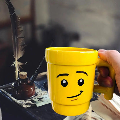 Mug Couple d'Humour Drôle LEGO Jaune 250ml