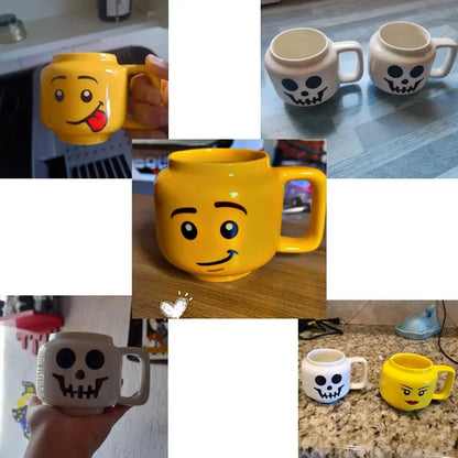 Mug Couple d'Humour Drôle LEGO Jaune 250ml