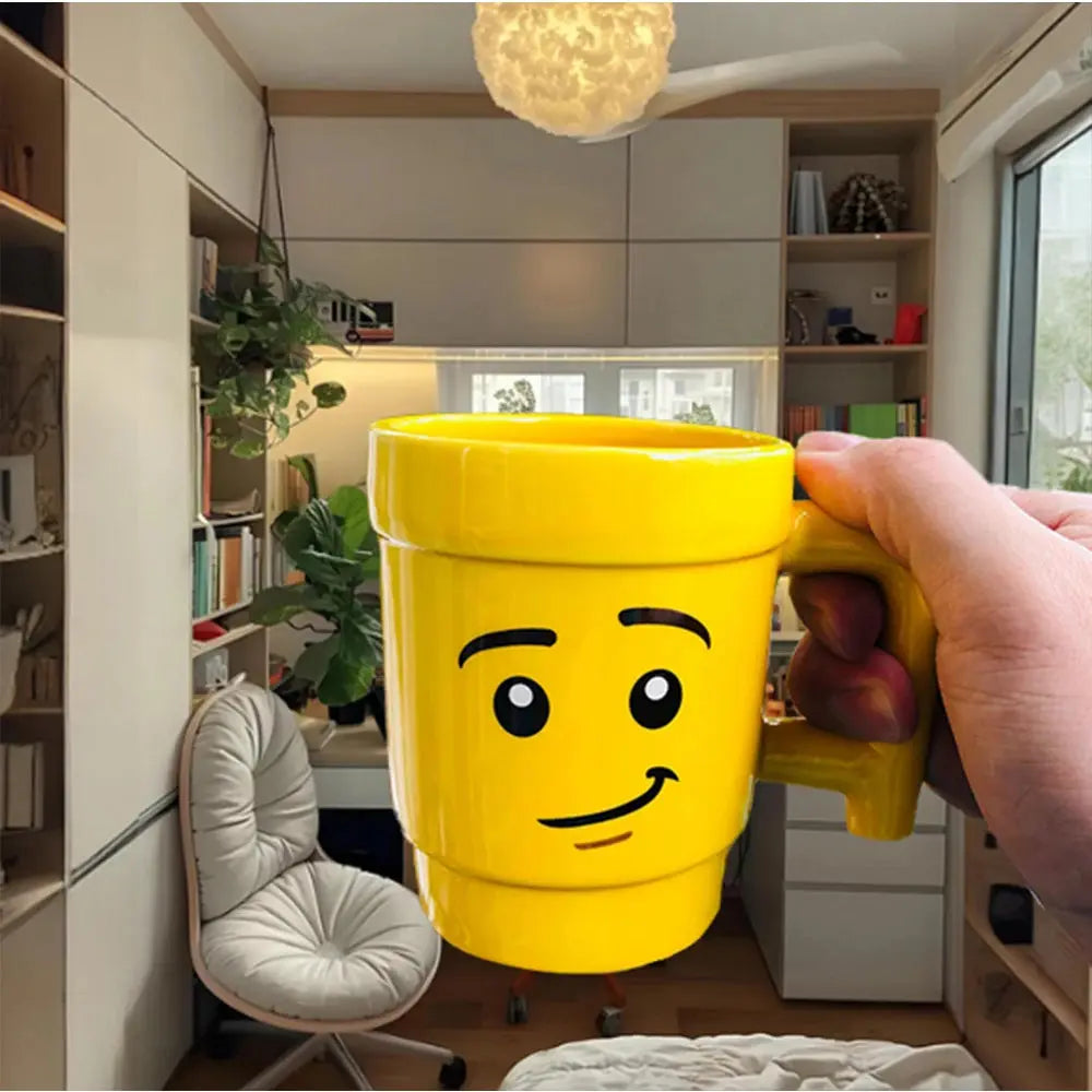 Mug Couple d'Humour Drôle LEGO Jaune 250ml