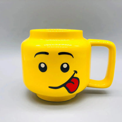 Mug Couple d'Humour Drôle LEGO Jaune 250ml