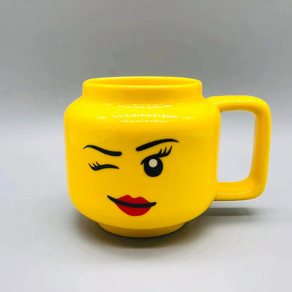 Mug Couple d'Humour Drôle LEGO Jaune 250ml