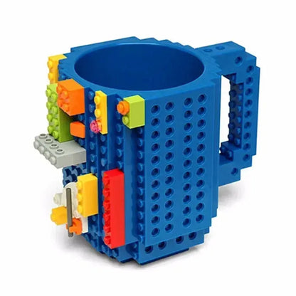 Mug Plastique Enfant Créatif LEGO Bleu 350ml