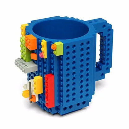 Mug Plastique Enfant Créatif LEGO Bleu 350ml