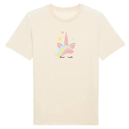 T shirt Unisex Licorne avec corne rose