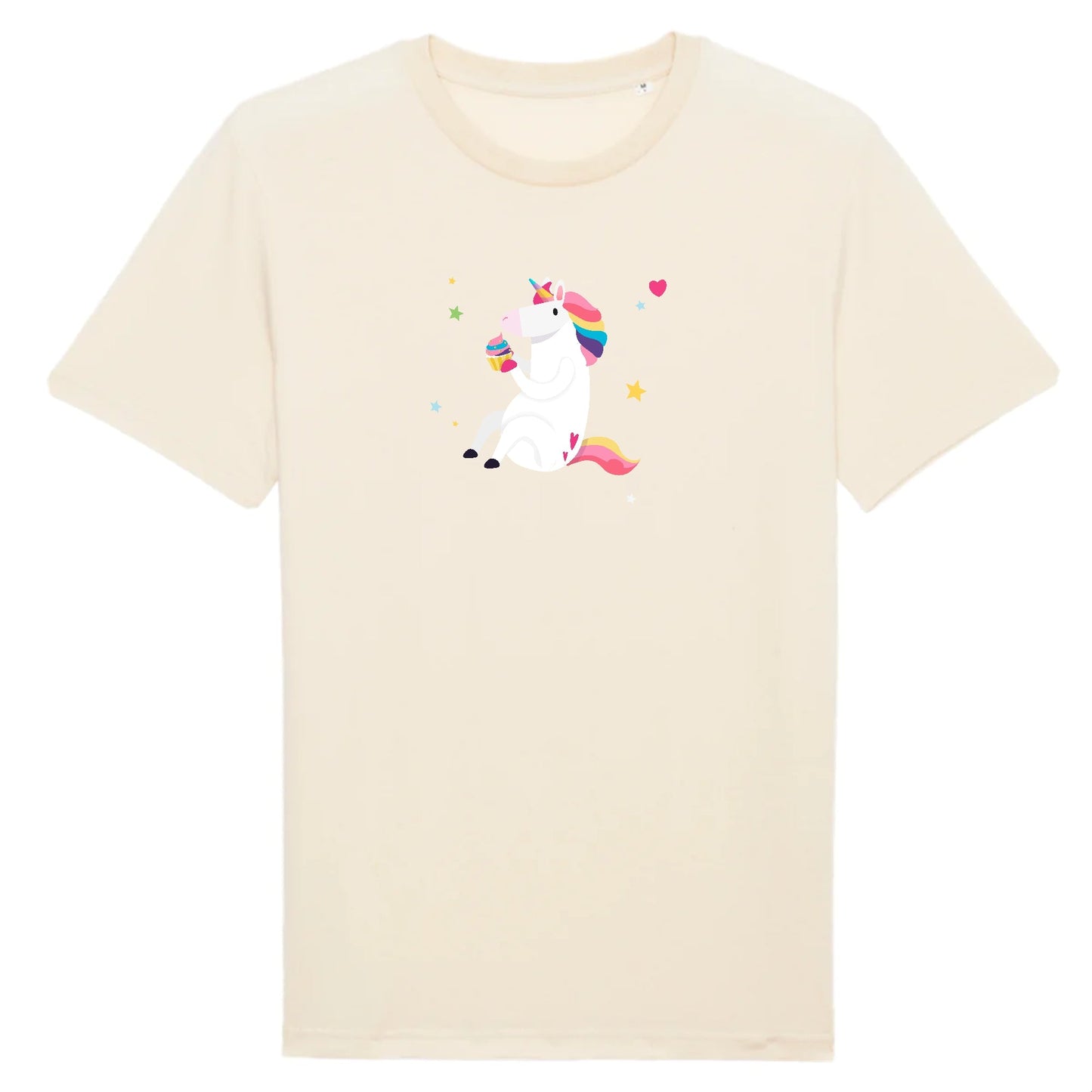 T shirt Unisex Licorne avec cupcake