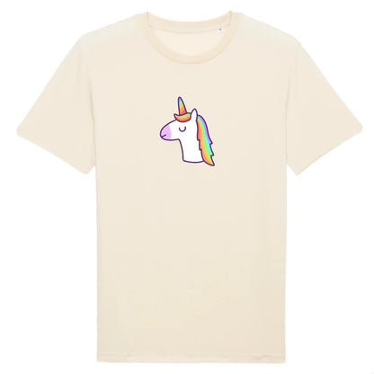 T shirt Unisex Licorne avec les yeux fermés