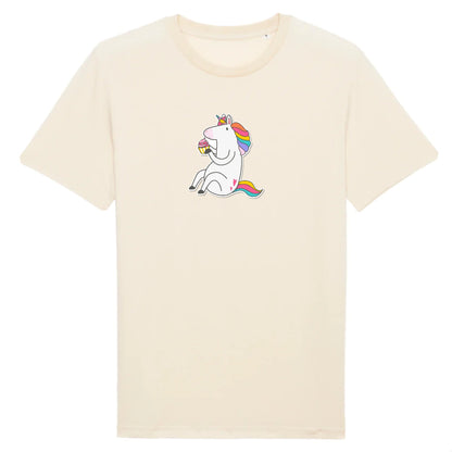 T shirt Unisex Licorne s'assoit